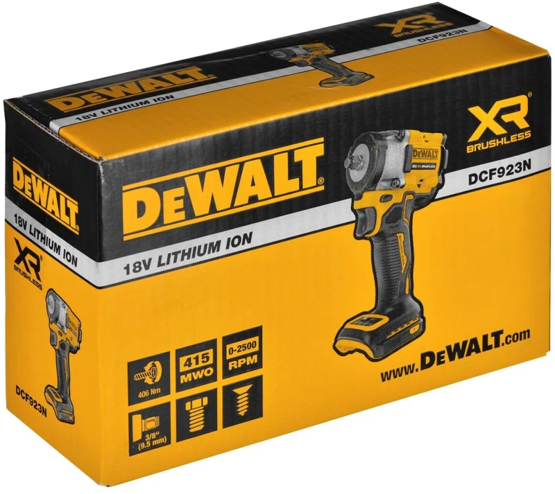 Κρουστικό κλειδί Dewalt DCF923N 18 V 406 Nm 610 Nm