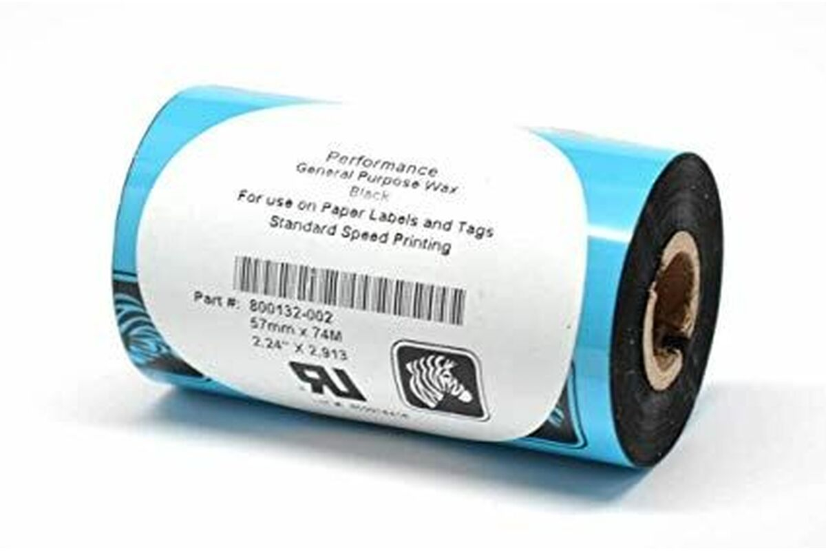 Θερμική ταινία μεταφοράς Zebra 2300 Wax (12 Μονάδες)