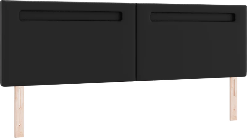 vidaXL Κρεβάτι Box Spring με Στρώμα σε Μαύρο, Σούπερ Κινγκ Μέγεθος, Τεχνητό Δέρμα