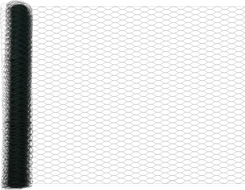 Περίφραξη εξάγωνη vidaXL Πράσινη 0.8x10 μ Χάλυβας