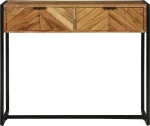 vidaXL Τραπέζι Κονσόλας 90x35x75 εκ Συμπαγές Ξύλου Ακακίας