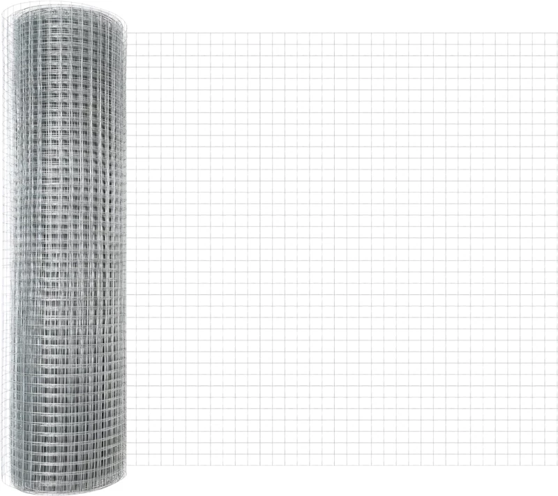 vidaXL Γαλβανισμένος Συρμάτινος Φράχτης 0.4x100 μ
