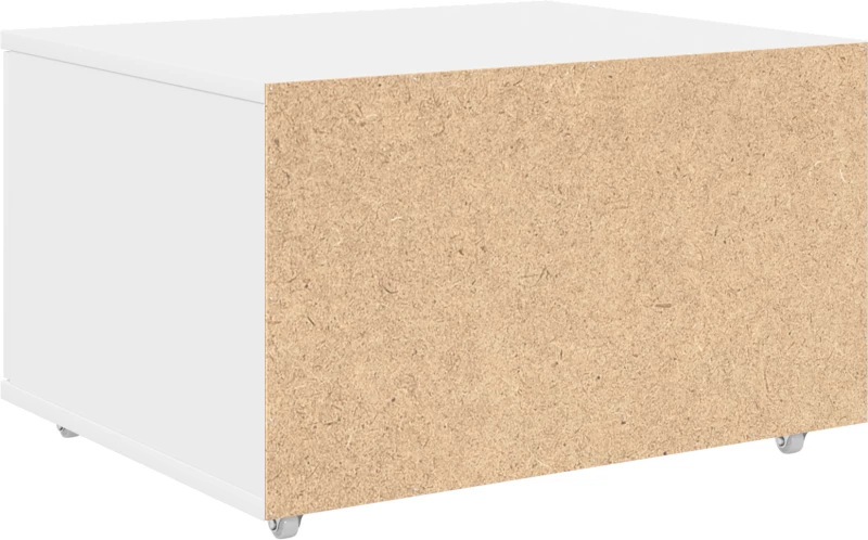 vidaXL Συρταριέρα με Ρόδες Λευκό 55x45x33.5 cm Επεξεργασμένο Ξύλο