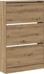 vidaXL Ντουλάπα Παπουτσιών Καρυδιά 80x21x125,5 εκ Επεξεργασμένο Ξύλο