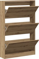 vidaXL Ντουλάπα Παπουτσιών Καρυδιά 80x21x125,5 εκ Επεξεργασμένο Ξύλο
