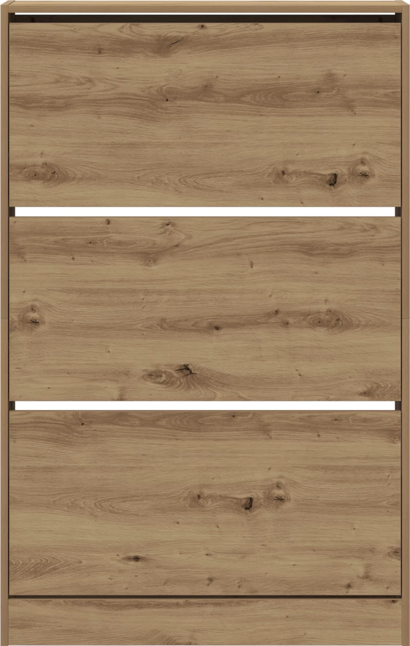 vidaXL Ντουλάπα Παπουτσιών Καρυδιά 80x21x125,5 εκ Επεξεργασμένο Ξύλο