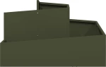 vidaXL Γλάστρα Ελαιόχρωμου 80x80x50 cm