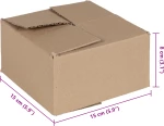 vidaXL Φάκελος 50 τεμ 15x15x8 εκ Χαρτόνι