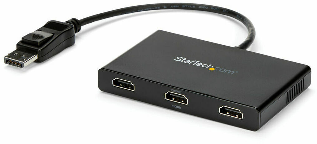 USB Hub Startech MSTDP123HD Μαύρο