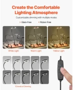 VEVOR Magnetic Helping Hands Soldering Station 3X Magnifying Lamp Air Gun Holder