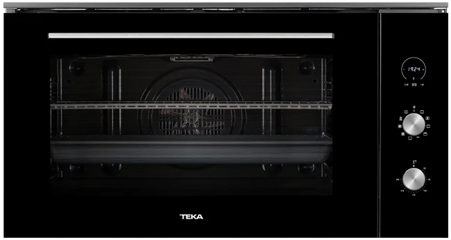 Teka HLF 9400 BK Εντοιχιζόμενος Φούρνος Πολλαπλών λειτουργιών 77lt 89εκ Μαύρος
