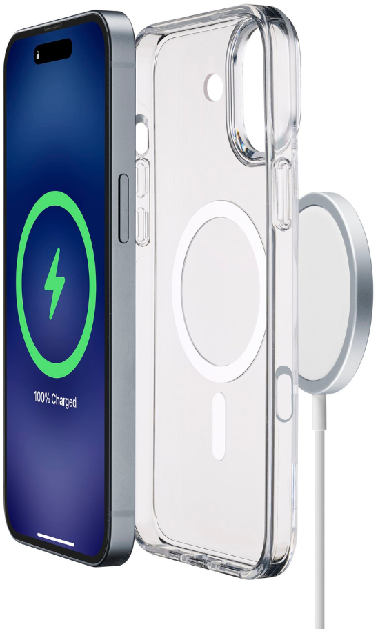 Cellular Line 482700 Μαγνητική Θήκη Κινητού Για Magsafe Φορτιστή Iphone 16 Διαφανής