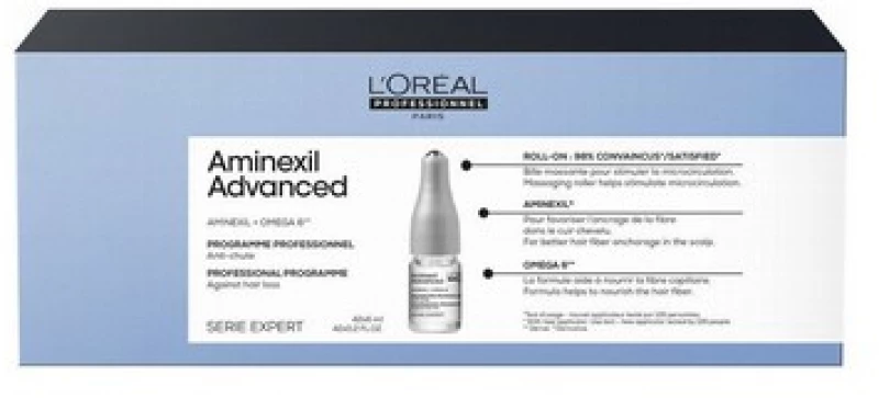 L’Oréal Professionnel Serie Expert Aminexil Advanced Επαγγελματικό Πρόγραμμα Κατά Της Τριχόπτωσης Αμπούλες 42x6ml