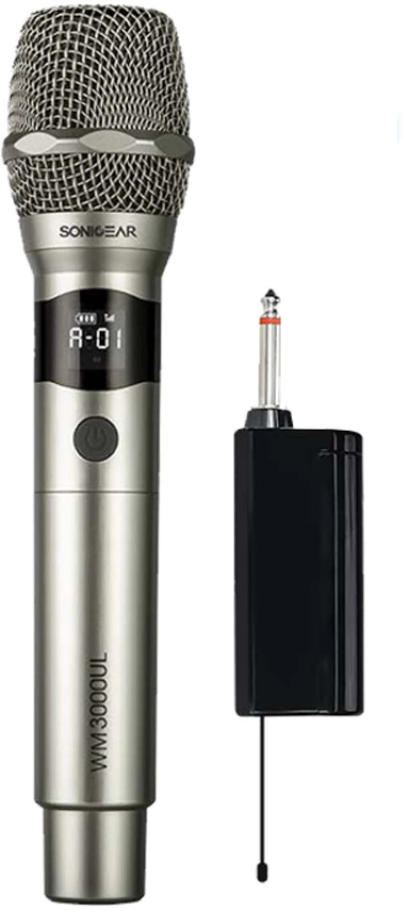 SONICGEAR PROFESSIONAL UHF WIRELESS MICROPHONE WM 3000UL PLATINUM
