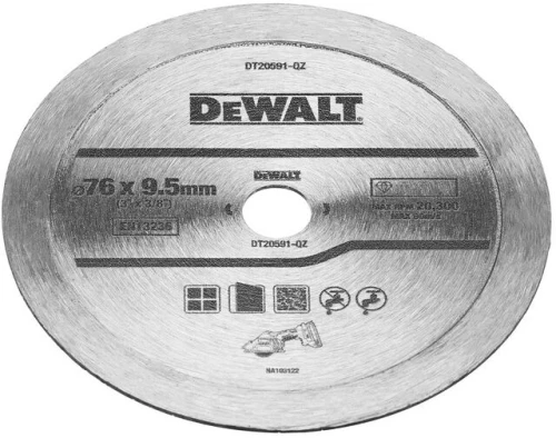 Dewalt DT20591 Διαμαντόδισκος Πλακιδίων 76mm