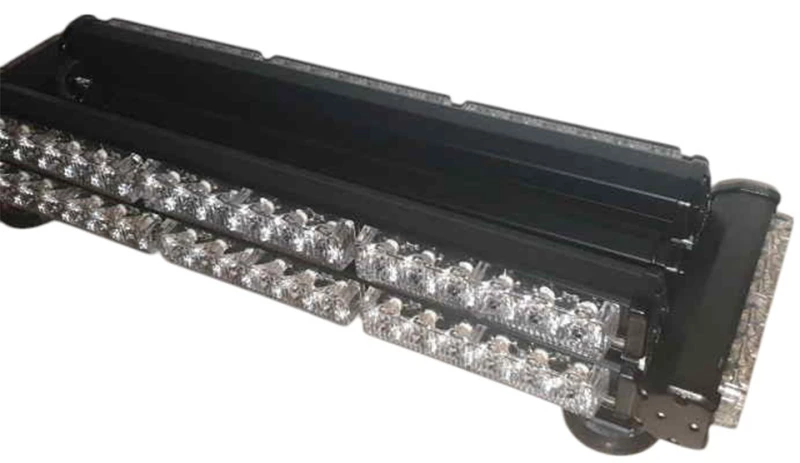 Φάρος Strobe LED με Μαγνητική Μπάρα 12V 250w 55cm JN-1055 Κόκκινο