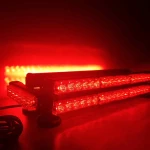 Φάρος Strobe LED με Μαγνητική Μπάρα 12V 250w 55cm JN-1055 Κόκκινο