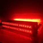 Φάρος Strobe LED με Μαγνητική Μπάρα 12V 250w 55cm JN-1055 Κόκκινο