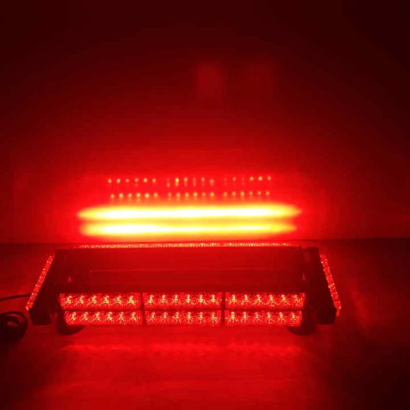 Φάρος Strobe LED με Μαγνητική Μπάρα 12V 250w 55cm JN-1055 Κόκκινο