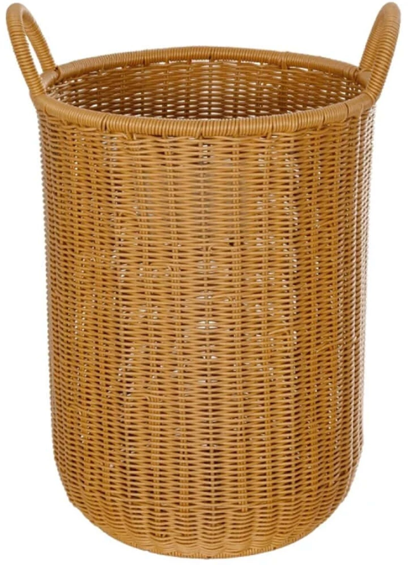 Καλάθι Torino 21493 Φ31x47cm Beige GloboStar Bamboo