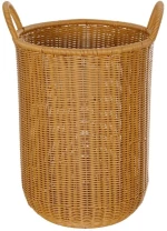 Καλάθι Torino 21493 Φ31x47cm Beige GloboStar Bamboo