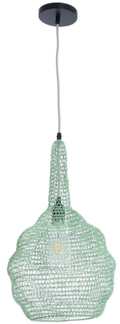 Φωτιστικό Οροφής Kentucky 01882 30x30x50cm 1xE27 Turquoise GloboStar