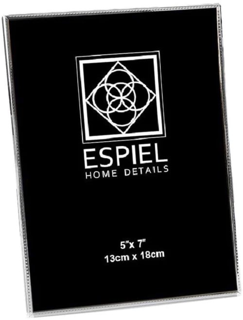 Κορνίζα FAM755 20x25cm Silver Espiel Μέταλλο,Αλουμίνιο