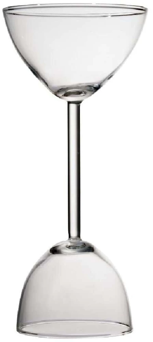 Ποτήρι Κοκτέιλ 2 Πλευρών Double Face LEG233K4 10x20cm 180/130ml Clear Espiel Γυαλί