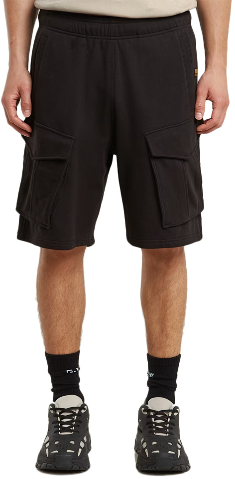G-STAR RAW ROVIC RELAXED FIT SWEATSHORTS MEN G-STAR RAW ΜΑΥΡΟ (D24452-D257-6484)