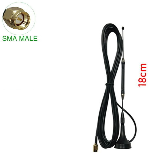 Κεραία Μόντεμ Internet 4G με 3m Καλώδιο (SMA) (18cm) (10dBi) (OEM)