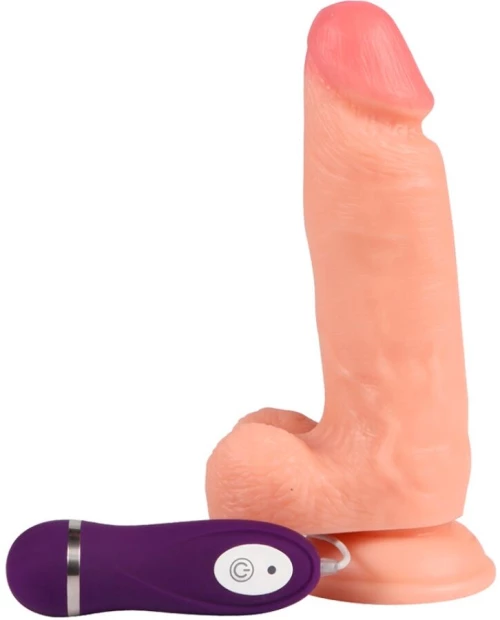 SHEQU - IRON DRAGON VIBRATOR DILDO WITH REMOTE CONTROL 17.5 CM