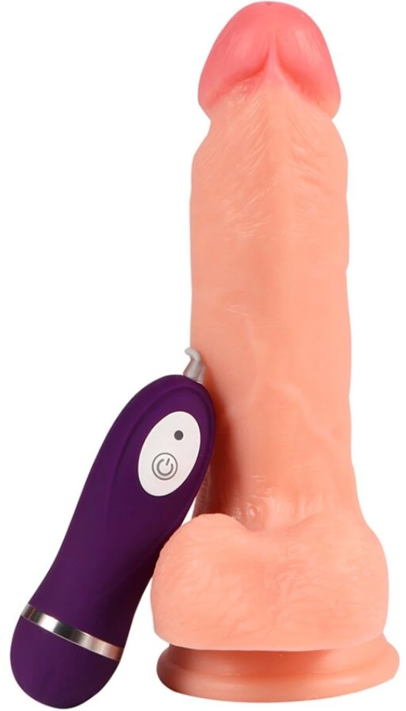 SHEQU - IRON DRAGON VIBRATOR DILDO WITH REMOTE CONTROL 17.5 CM