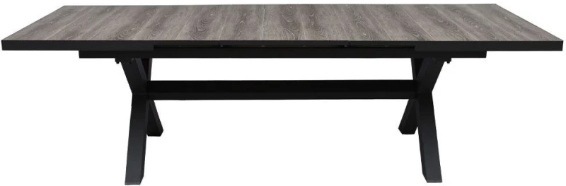 SORPRESA Τραπέζι επεκτεινόμενο γκρι σκούρο 202x101x77cm 22-0293