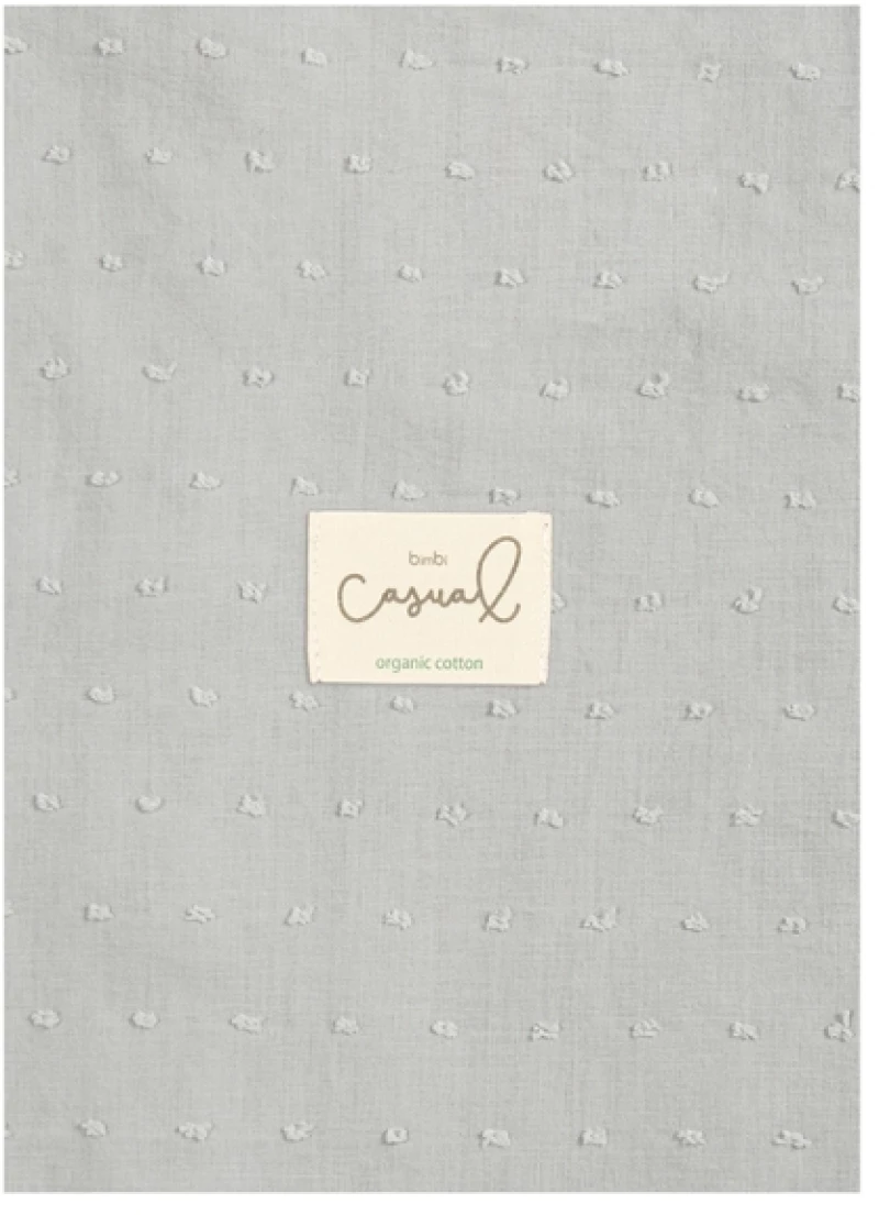 Bimbidreams Πάνα Μουσελίνα Organic Cotton Grey 120x120cm. 56000030