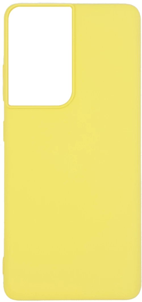 Θήκη Σιλικόνης My Colors Sonique Samsung (Big Camera Hole) Galaxy S21 Ultra Κίτρινο