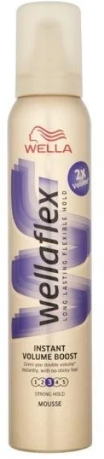 Wella, Wellaflex Instant Volume Boost, Hair Styling Mousse, For Volume, Strong Hold, 200 ml