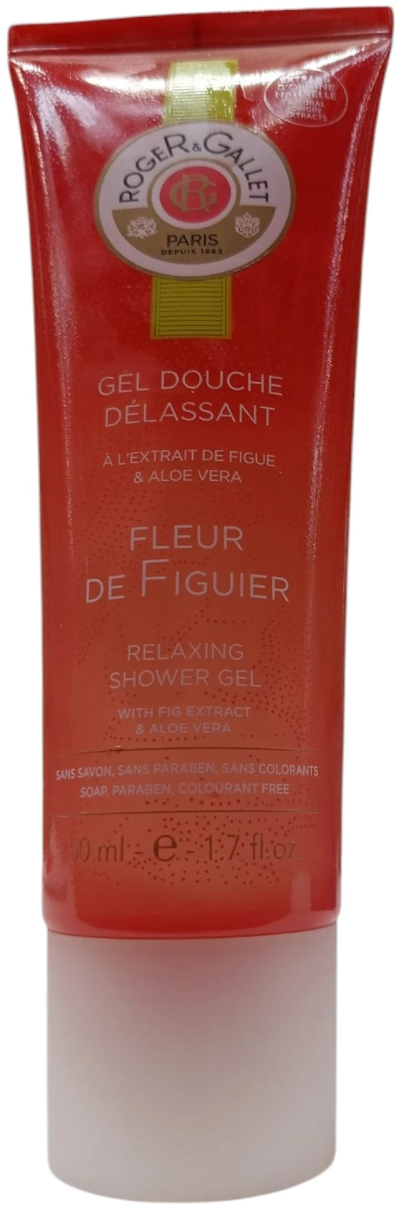 Roger & Gallet, Fleur De Figuier, Relaxing, Shower Gel, For All Skin Types, 50 ml