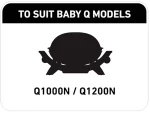 Weber® Q1000N/ Q1200N BONNET COVER