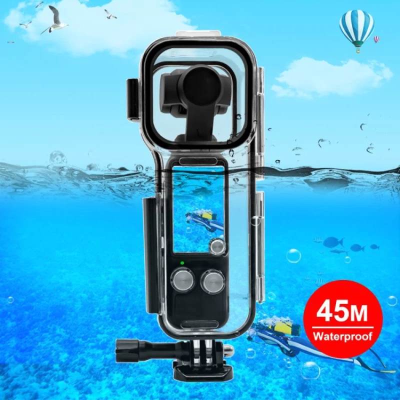 Puluz® Αδιάβροχη Θήκη Κατάδυσης 45m για DJI Osmo Pocket 3- Transparent (PU967T)