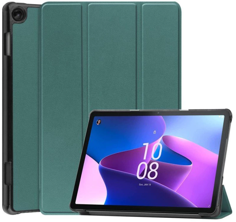 Smart Tri-Fold Θήκη για Lenovo Tab M10 3rd Gen (TB-328XU)- Green OEM