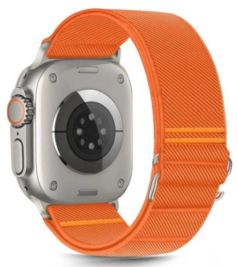 Tech-Protect® Λουράκι Υφασμάτινο για Apple Watch 44/45/49mm- Πορτοκαλί