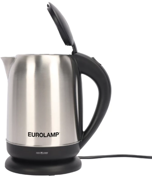 Eurolamp Βραστήρας Ανοξείδωτος 1.7lt 2200W Ασημί-Μαύρο 300-70050