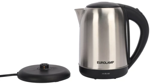 Eurolamp Βραστήρας Ανοξείδωτος 1.7lt 2200W Ασημί-Μαύρο 300-70050