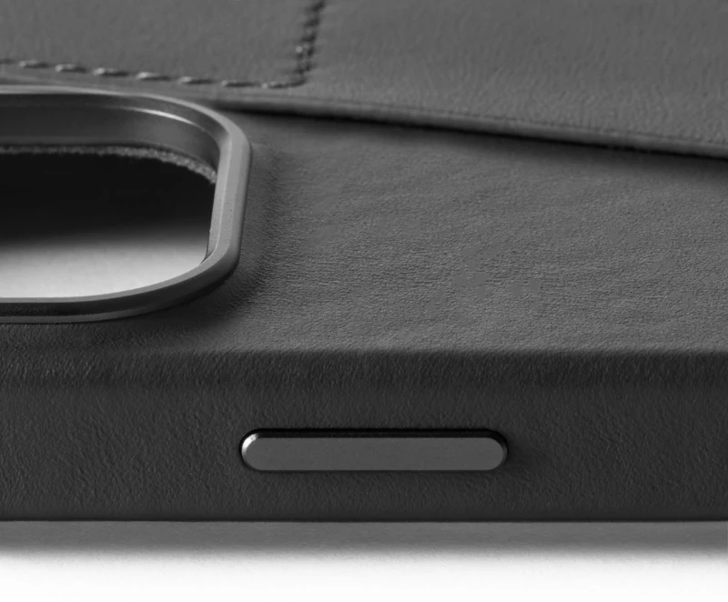 Θήκη Apple iPhone 16 Pro Max - MUJJO Full Leather Wallet Case Δερμάτινη Πορτοφόλι με MagSafe - Black (MUJJO-CL-056-BK)