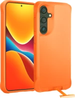 Θήκη Samsung Galaxy S24 Oakshield Σκληρή με KickStand - Orange (OAK000038FW005C)