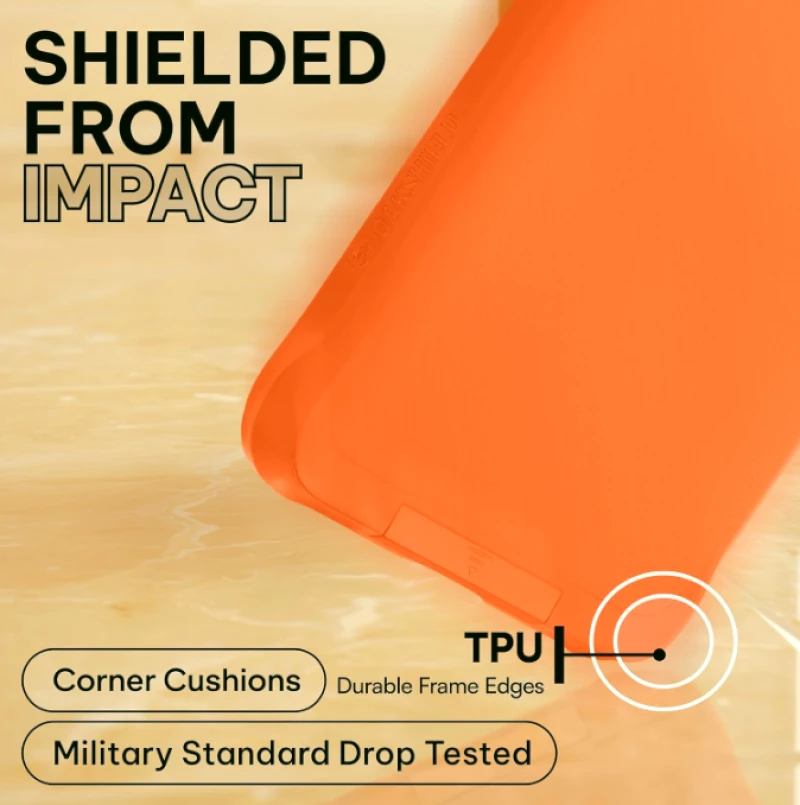 Θήκη Samsung Galaxy S24 Oakshield Σκληρή με KickStand - Orange (OAK000038FW005C)