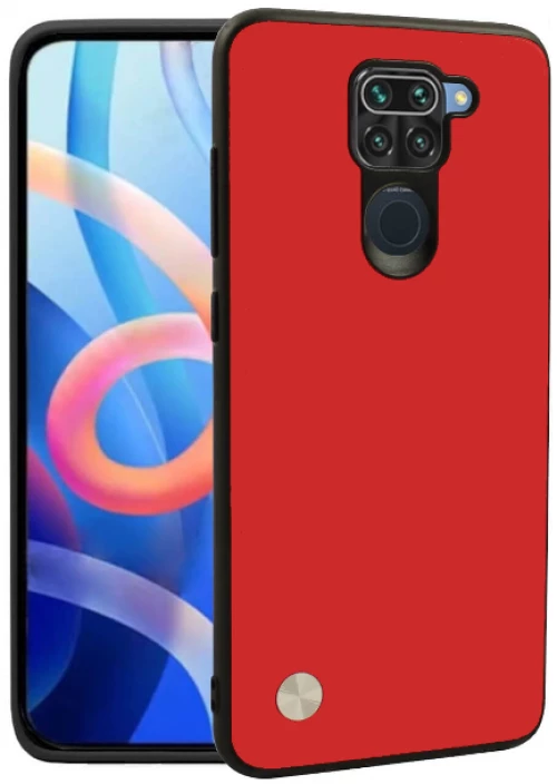 Θήκη Xiaomi Redmi Note 9 Bodycell Vegan Cover Σκληρή - Red (5206015078200)