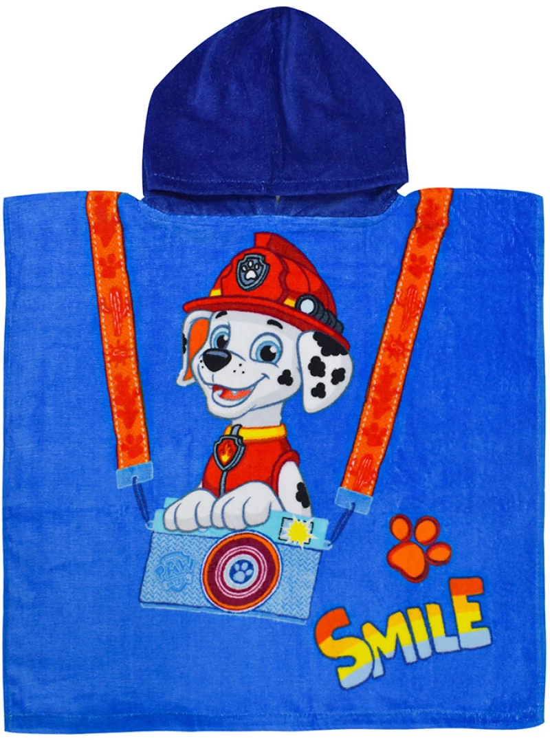 ΠΟΝΤΣΟ ΠΕΤΣΕΤΑ ΘΑΛΑΣΣΗΣ 50X100 cm PAW PATROL SMILE (#PT09117)