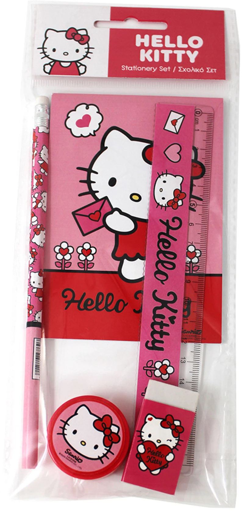 ΣΕΤ ΣΧΟΛΙΚΟ & ΜΠΛΟΚΑΚΙ ΣΗΜΕΙΩΣΕΩΝ HELLO KITTY SWEETHEART (#335-74755)