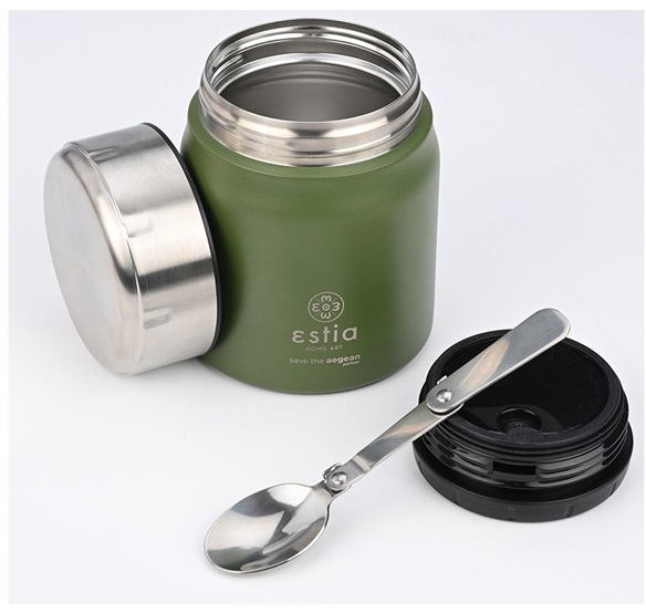 Estia Home Art Δοχείο Φαγητού Θερμός Lunch Pot Save The Aegean Forest Spirit 0.5lt - 01-21672